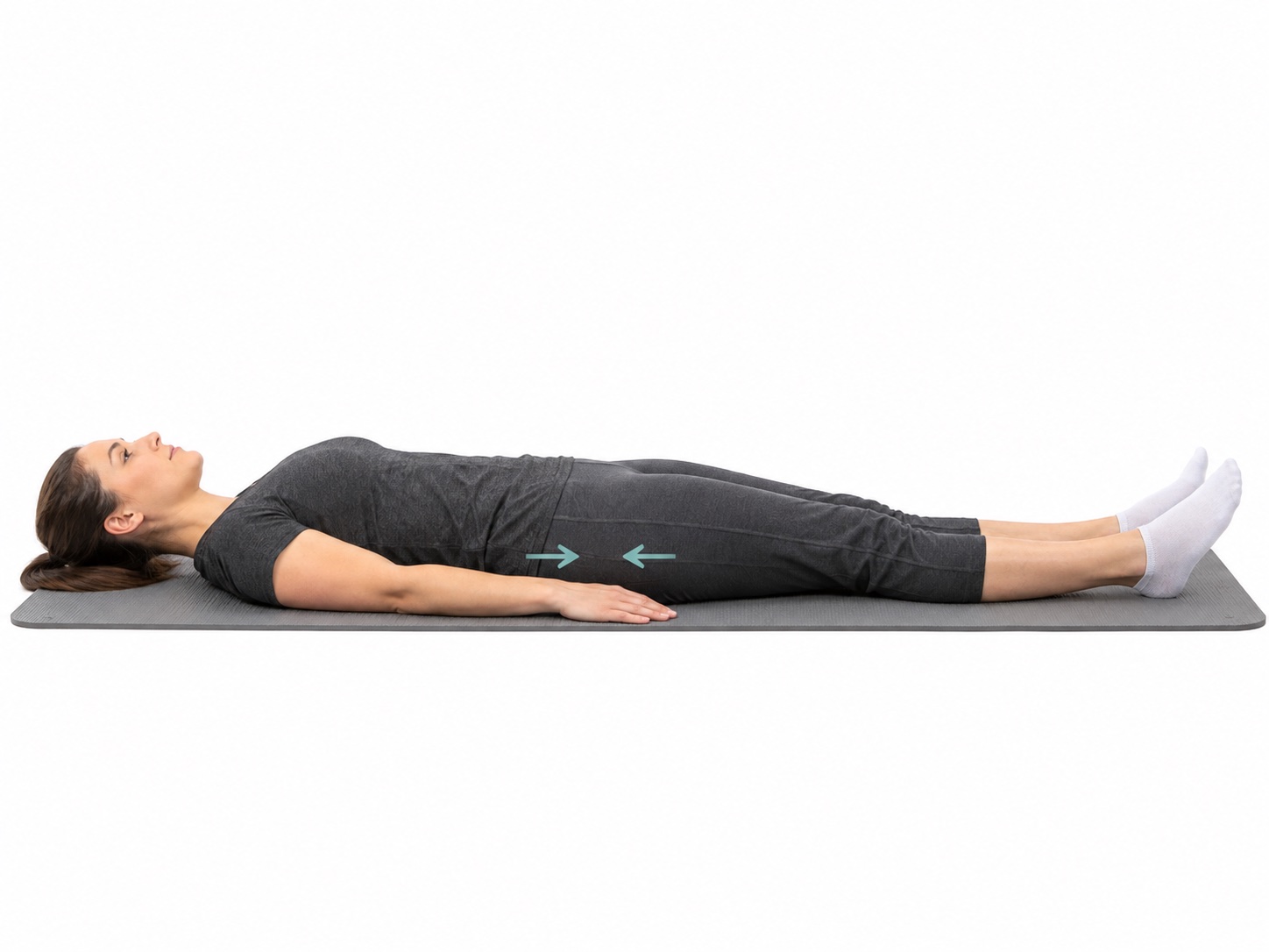 Glute Sets: start and finish positions