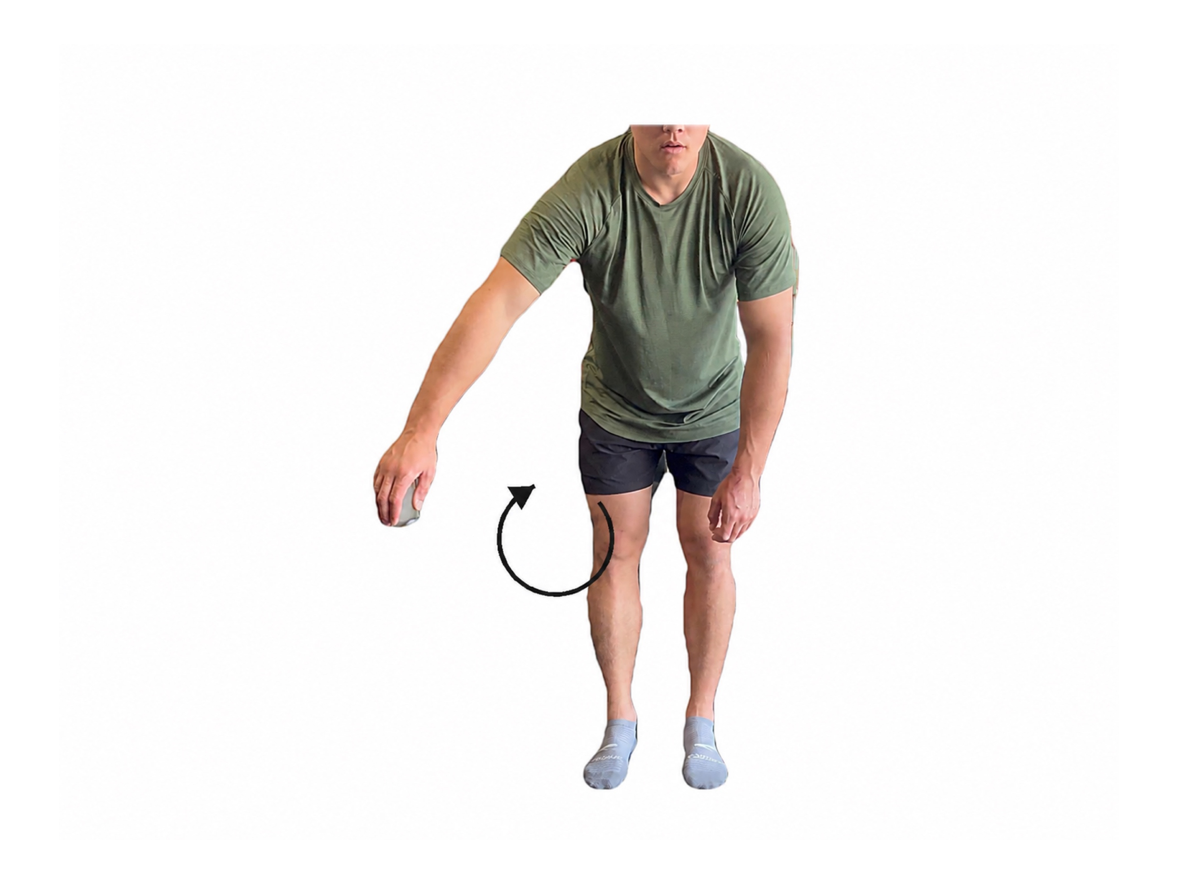 Pendulum Exercises: start and finish positions