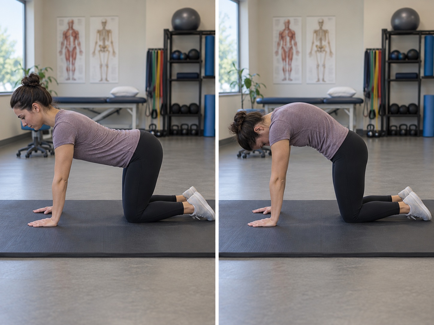Quadruped Cat — Flexion Bias: start and finish positions