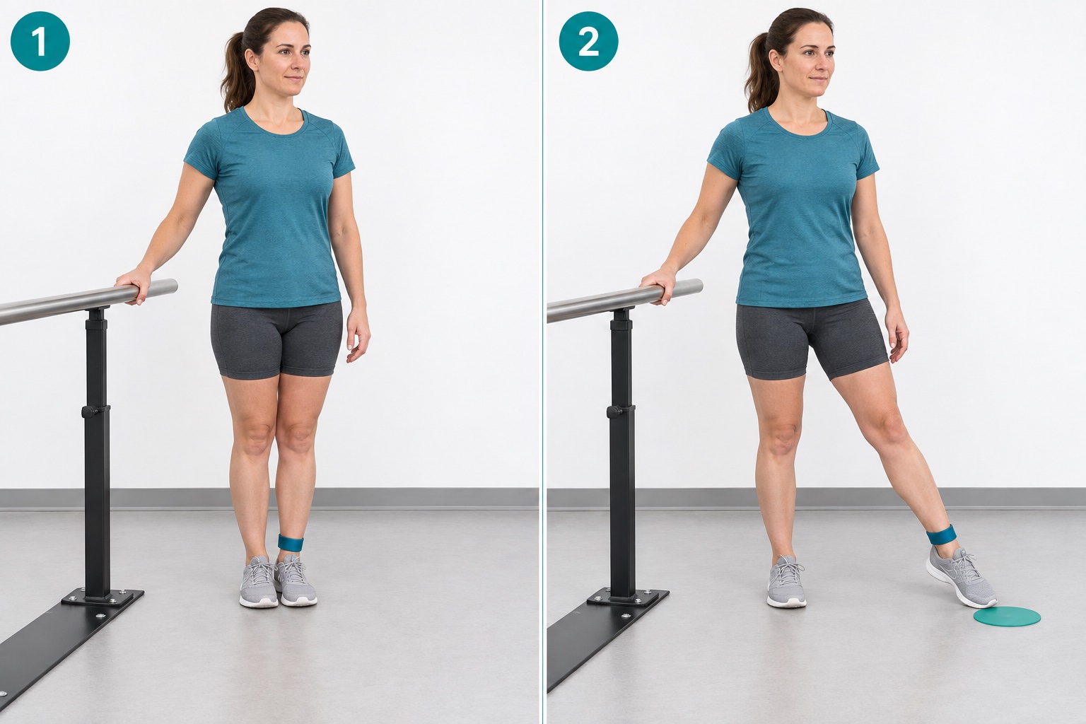 Supported Diagonal Forward Tap: start and finish positions